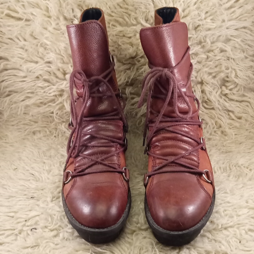 Fluevog red boots